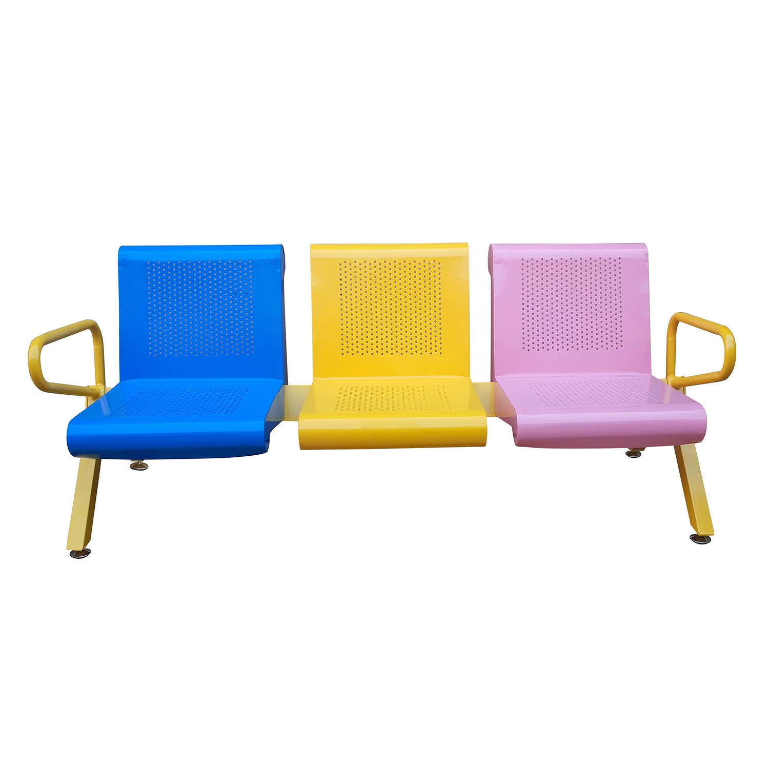 WONLINE Modern Kids Waiting Chair - 3-Seat School Sofa for Kindergarten, Home, Indoor & Outdoor Use - Perfect for Classrooms, Playrooms, and Daycare Centers