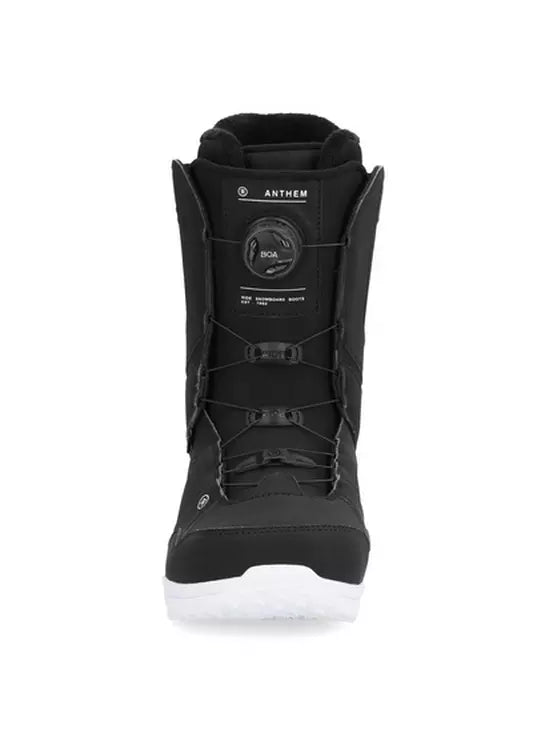 Ride Anthem Snowboard Boots 2025 - Black | Men's/Women's All-Mountain Snowboarding Boots for Comfort & Performance | Perfect for Freestyle, Powder & Park Riding