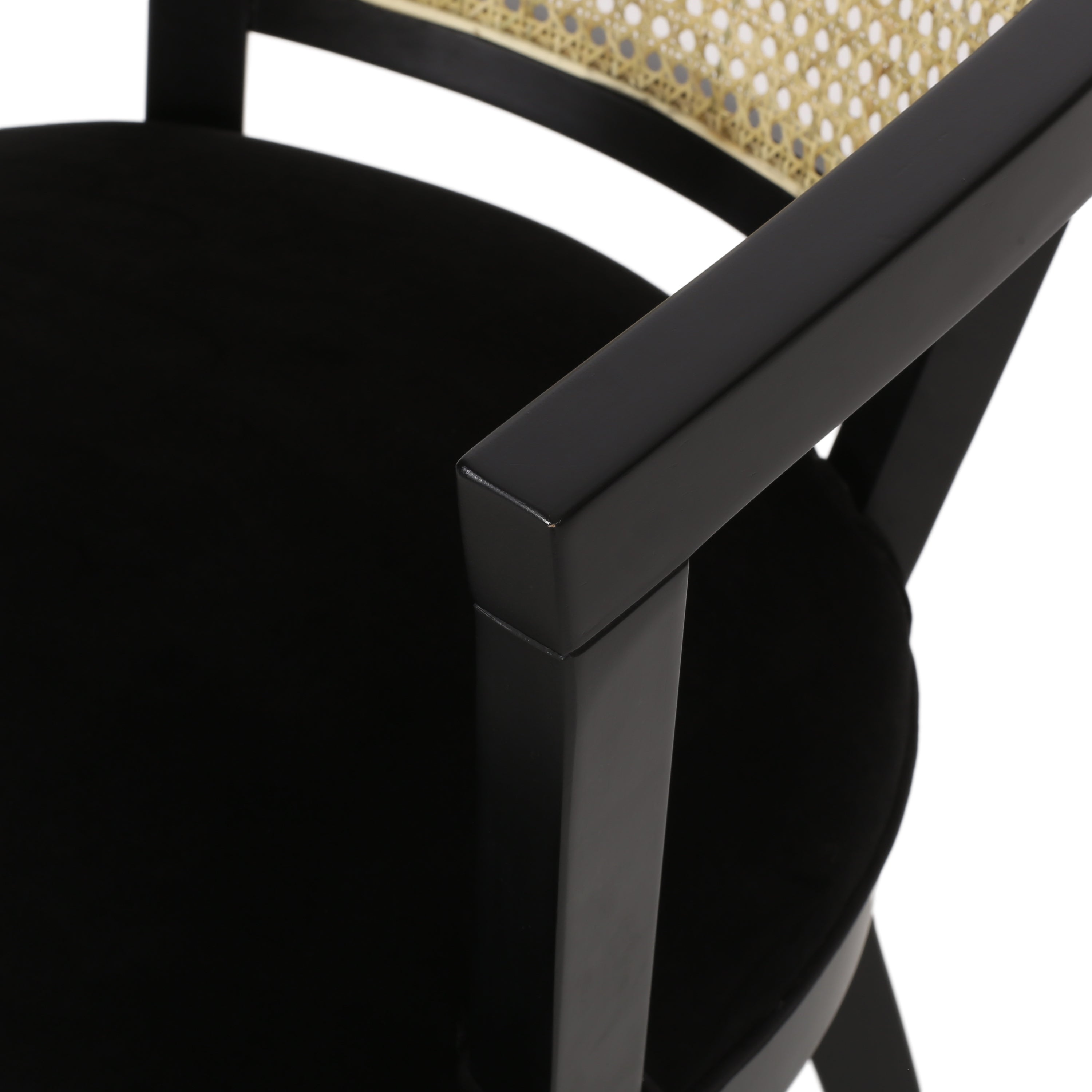 Modern Dining Chairs Set of 2 - Sturdy Wooden Kitchen Chairs with Padded Seat Cushions - Perfect for Dining Room, Kitchen, Breakfast Nook & Small Spaces