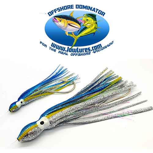 Jaw Lures Offshore Dominator Saltwater Fishing Lures - Premium Deep Sea Trolling Lures for Marlin, Tuna, and Mahi Mahi - Perfect for Offshore Fishing Trips and Big Game Angling