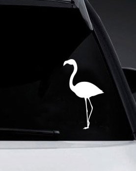 Flamingo Vinyl Decal Sticker for Car, Truck, Laptop - Waterproof & Durable - Multiple Sizes Available - Perfect for Personalizing Vehicles, Electronics & Home Decor