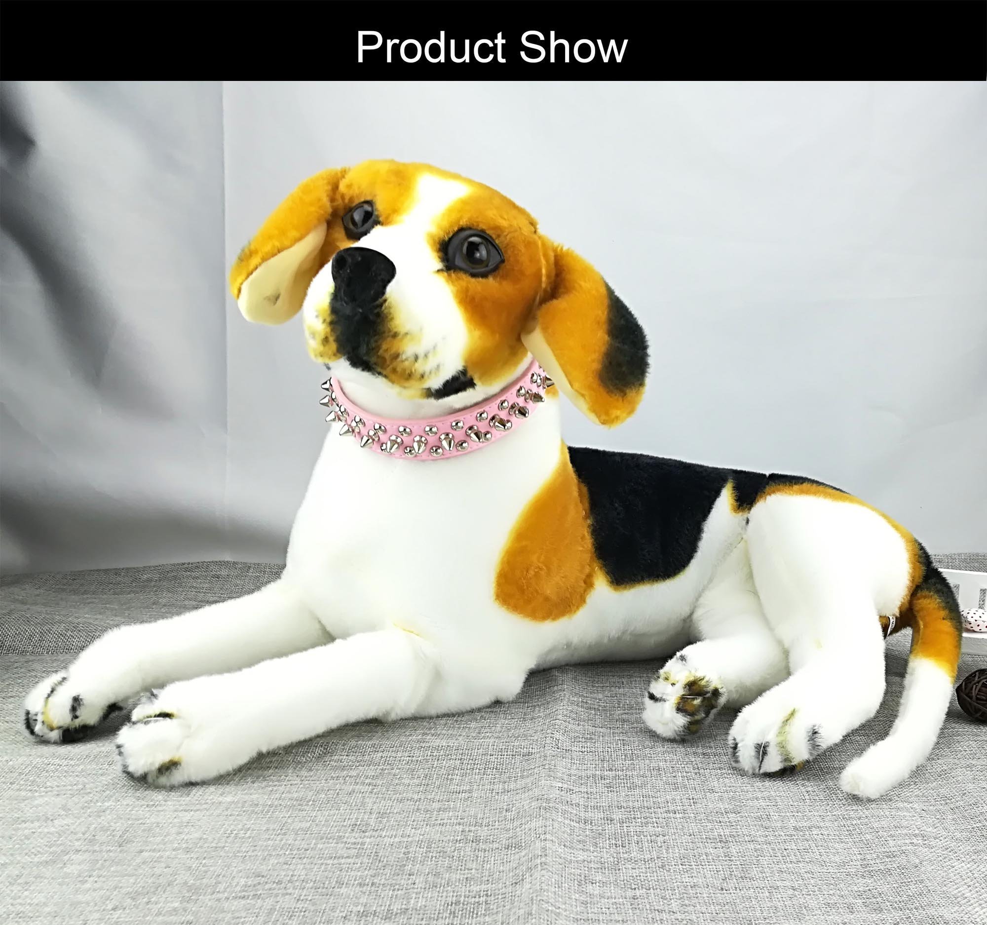 Stylish Punk Studded Dog Collar for Small & Large Dogs - Adjustable & Durable Pet Collar for Walking, Training & Fashion