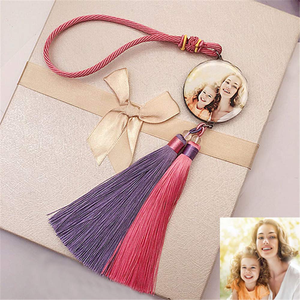 Custom Photo Car Charm - Personalized Rear View Mirror Ornament Gift for Her/Him | Car Accessories DIY