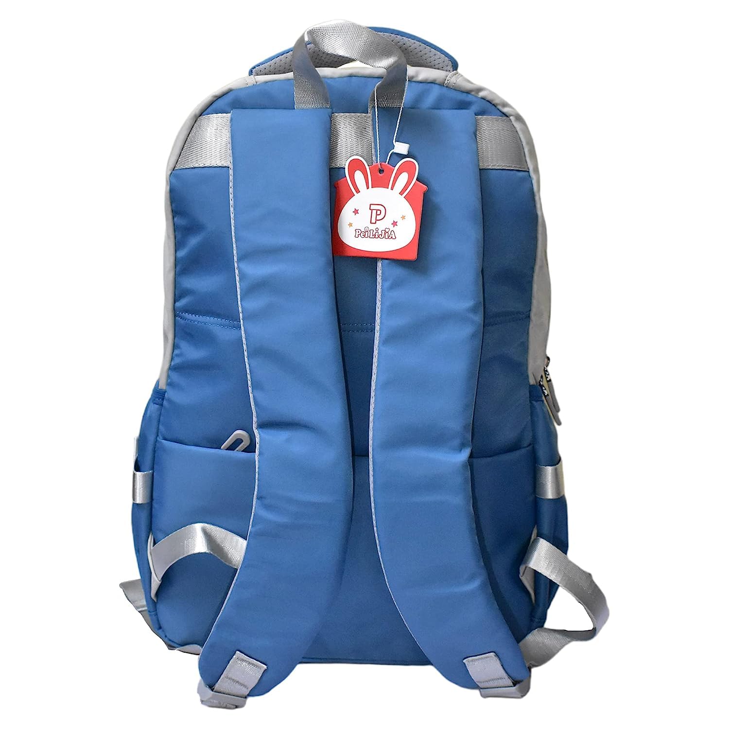 Durable Kids School Backpack for Boys & Girls - Lightweight Large Capacity Travel Backpack for College, Picnic & Outdoor Activities (Blue & Grey) - Perfect for School, Hiking & Daily Use