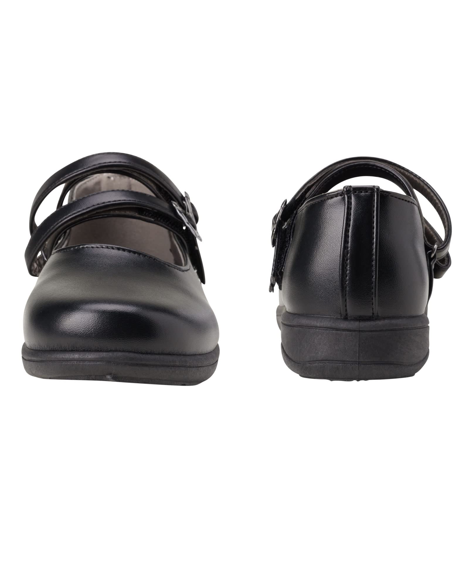French Toast Girls' Dress Shoes - Leatherette Mary Jane School Uniform Flats for Toddler & Girls - Perfect for School, Church, and Special Occasions