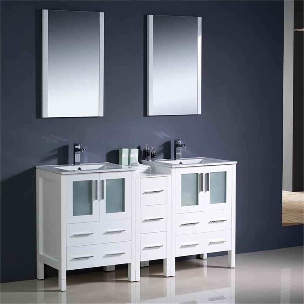 Fresca Bath FVN62-241224WH-UNS Torino 60
