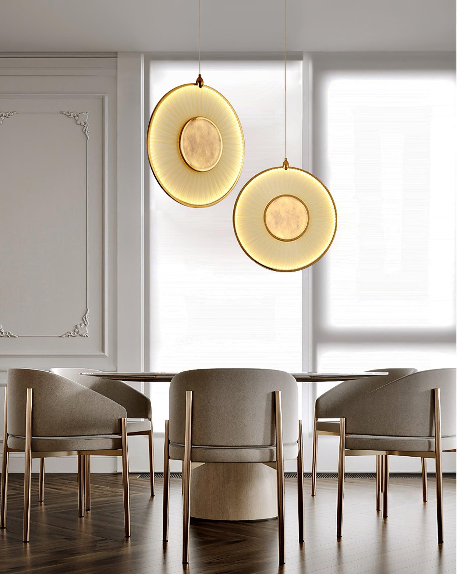 Dix Heures Modern Pendant Light - Elegant Hanging Ceiling Lamp for Dining Room, Kitchen, or Bedroom Lighting