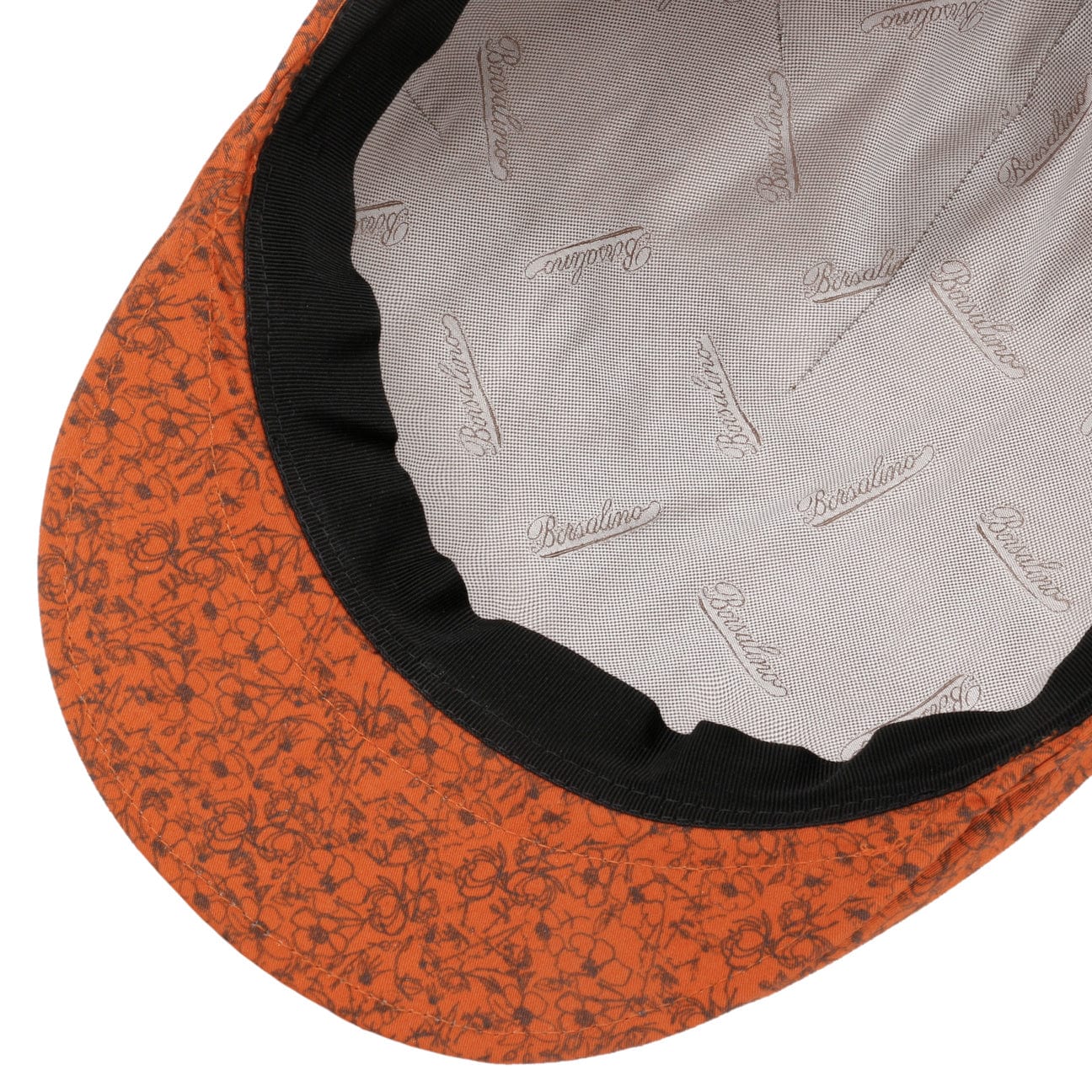 Borsalino Flower Cotton Flat Cap - Stylish & Comfortable Unisex Hat for Men & Women - Perfect for Outdoor Activities, Travel & Fashion