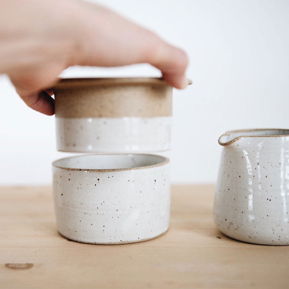Ceramic Butter Keeper with Airtight Lid - Keep Butter Fresh & Spreadable | Perfect for Kitchen, Dining Table & Picnic Use