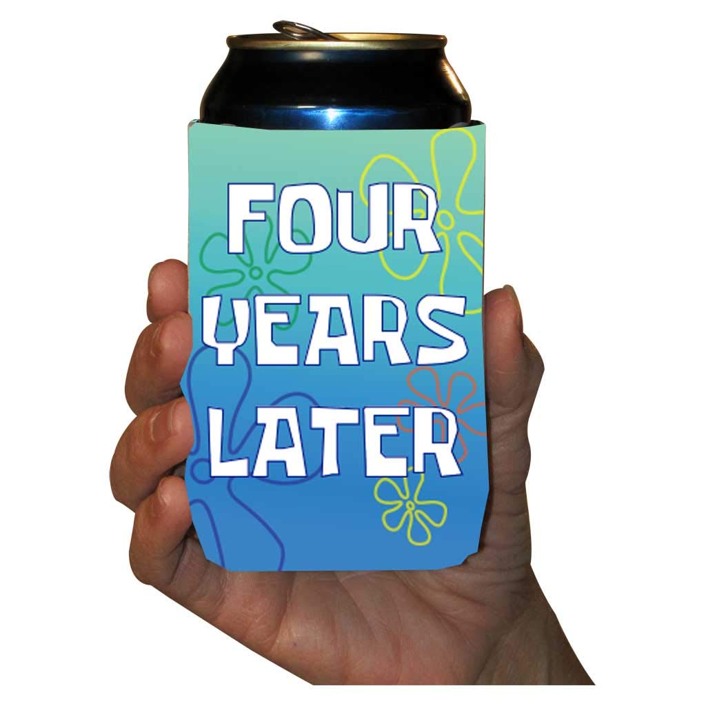 Custom Graduation Can Coolers - Personalized 4 Years Later Graduation Party Beverage Sleeves (100 Pack) - Perfect for Graduation Parties, College Dorms & Alumni Reunions