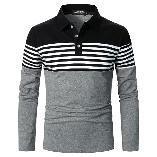 Long Sleeve Black+ Grey