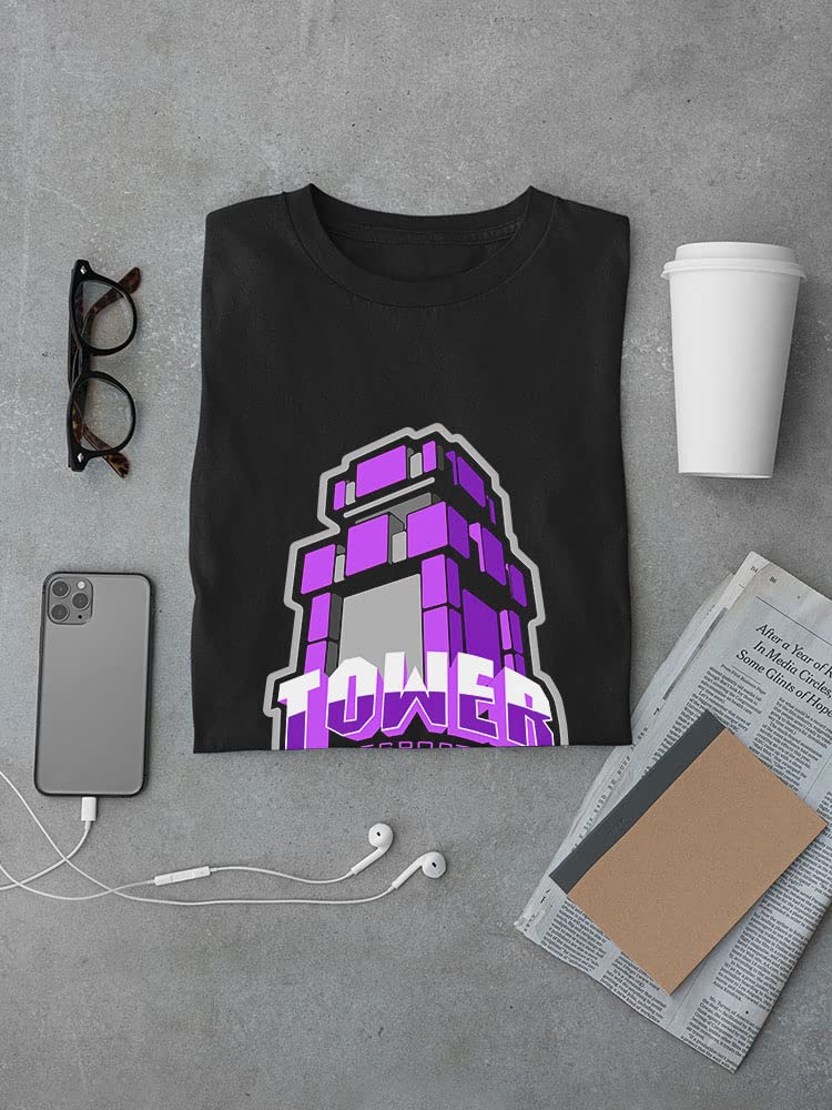 Tower Gamer Icon T-Shirt for Men - Comfortable Cotton Graphic Tee for Gaming, Casual Wear & Everyday Outfits