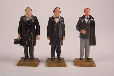 Vintage 1960's MARX Miniature Presidents Set - 28 Piece Collectible Political Figurines for History Enthusiasts & Display Decor