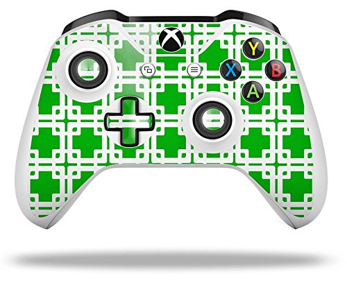 XBOX One S/X Controller Vinyl Skin Wrap - Boxed Green for Gaming & Protection