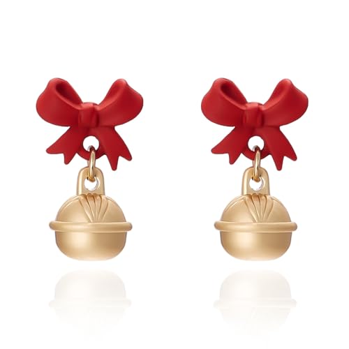 Y-Christmas Bow Earrings