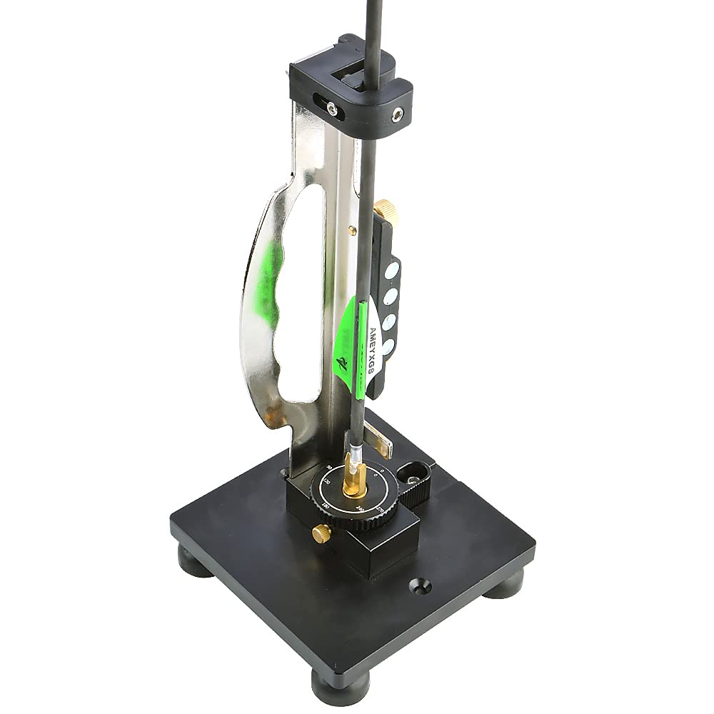 Adjustable Archery Fletching Jig Tool - Straight Clamp for DIY Arrow Feathers & Vanes | Perfect for Bow Hunting, Target Practice & Archery Enthusiasts