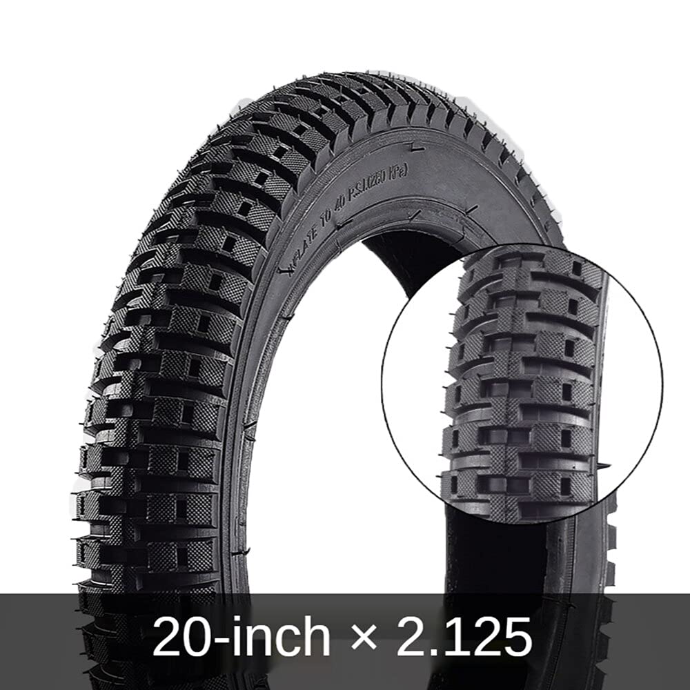12/14/16/18/20/22/24/26 Inch X2.125 Bicycle Tires - Compatible with BMX, Mountain, Road & Folding Bikes - Durable All-Terrain Bike Tires for Kids & Adults - Perfect for Commuting, Off-Road Adventures & Daily Cycling