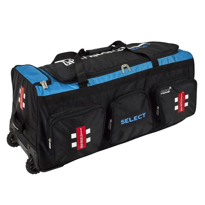 Gray Nicolls Select Cricket Wheel Bag - Premium Cricket Equipment for Training & Matches | Durable Sports Gear for Players & Teams