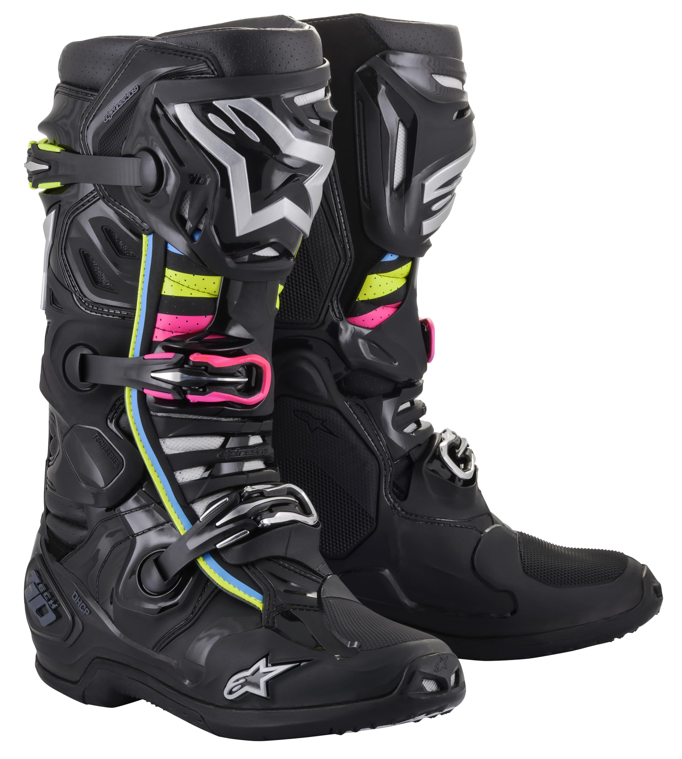 Alpinestars Tech 10 Supervented Motocross Boots for Men - Durable Off-Road MX Riding Boots with Ventilation | Perfect for Dirt Bike Racing & Trail Riding