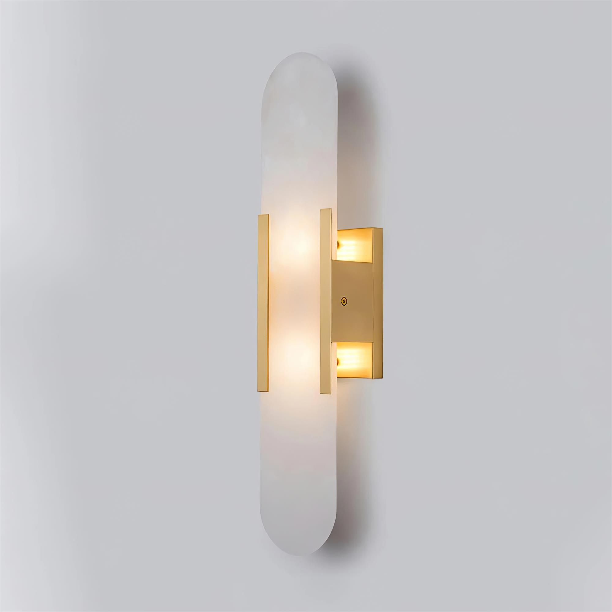 Modern Melange Elongated Wall Lamp - Sleek Minimalist Lighting Fixture for Living Room, Bedroom & Hallway Decor - Perfect for Ambient and Task Lighting