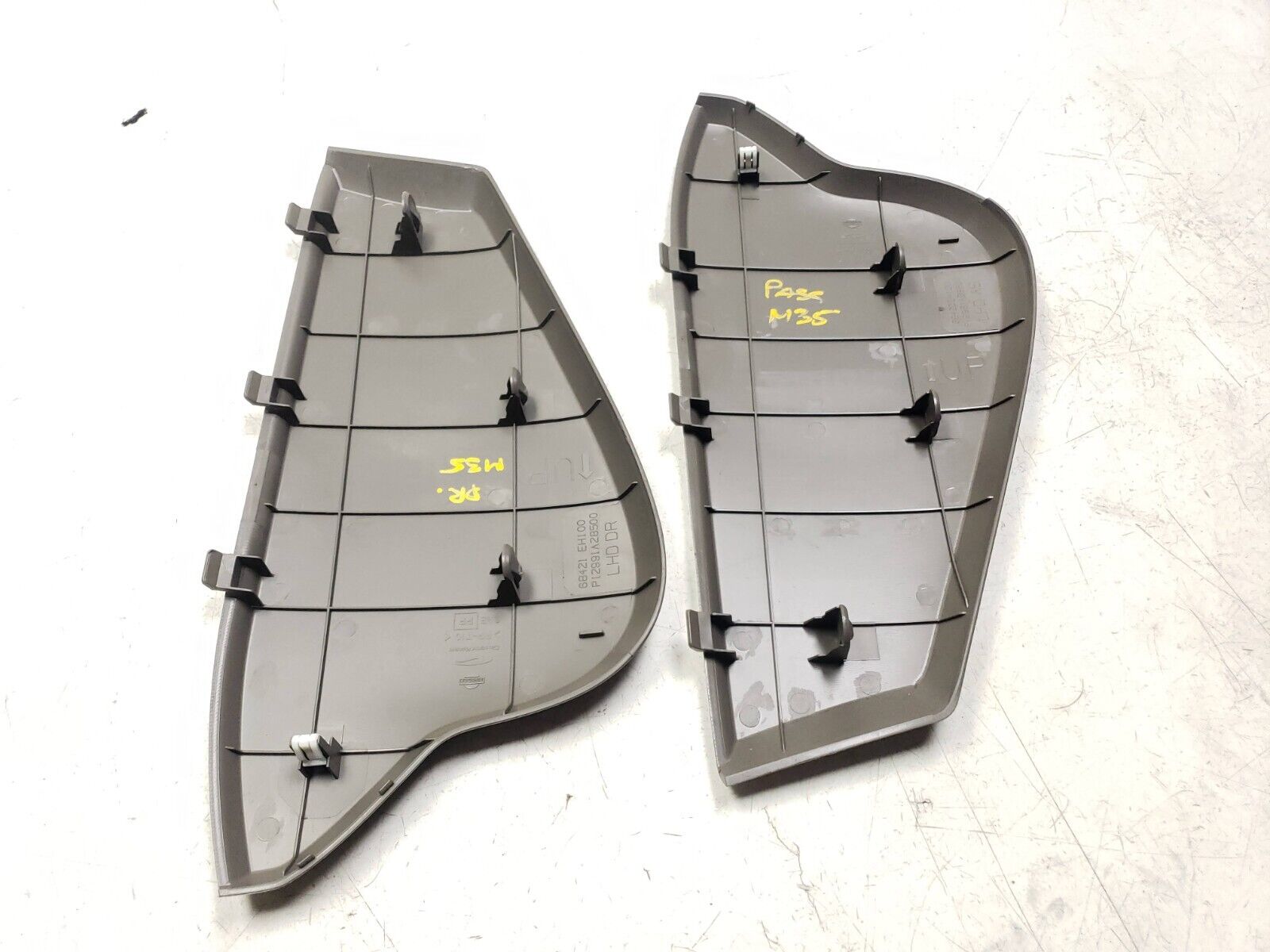 06 09 Infiniti M35 Dash End Cap Cover Trim Pair OEM Replacement - Perfect Fit for Interior Dashboard Repair & Customization