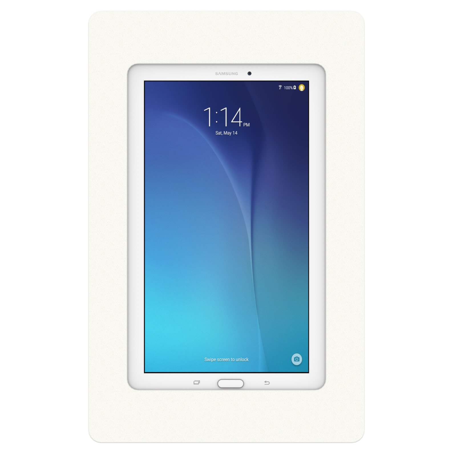 VidaMount White VESA Mount Enclosure for Samsung Galaxy Tab E 9.6