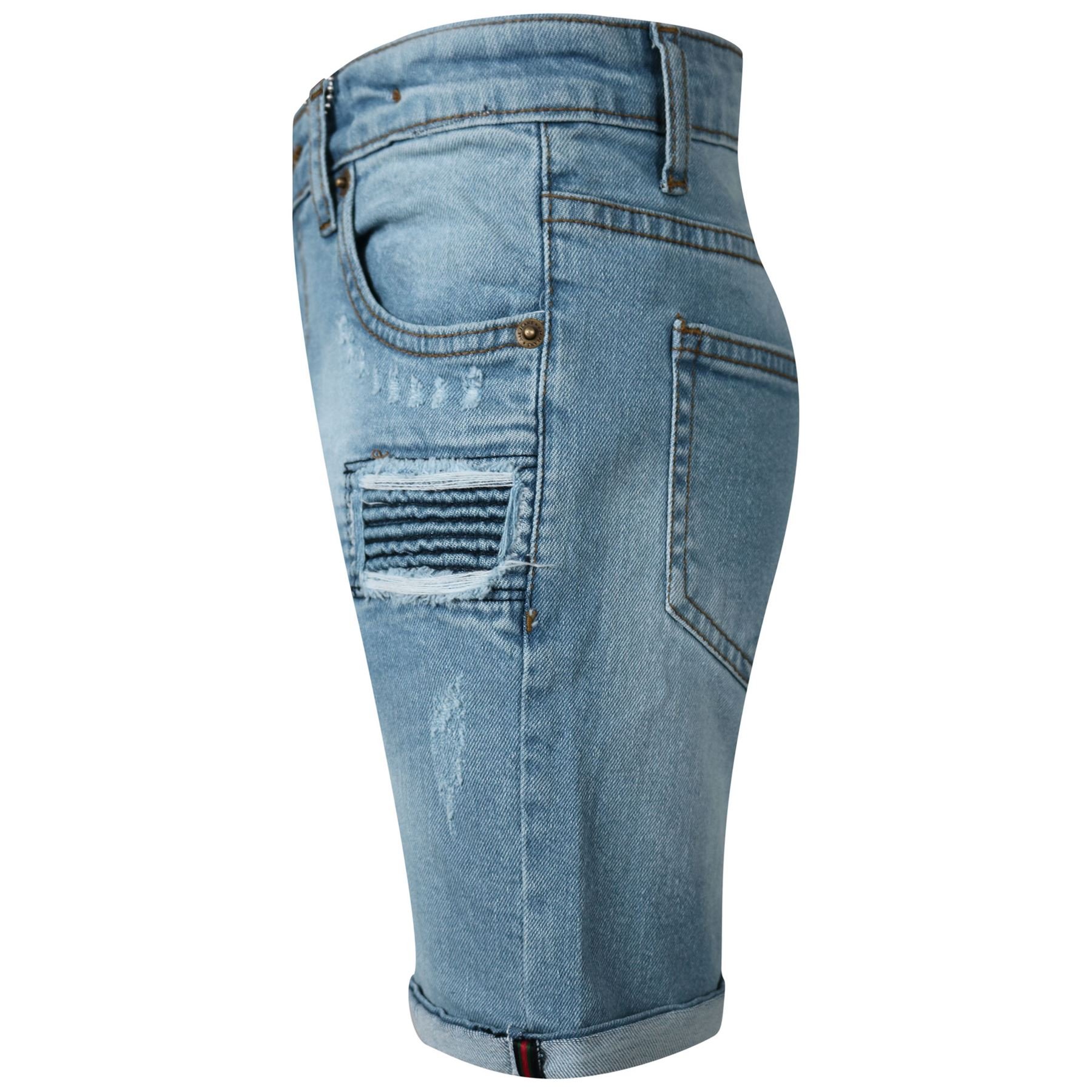 **Boys' Ripped Denim Shorts - Stretch Comfort Jeans for Kids Age 5-13 - Perfect for Summer Play, Casual Outings & School**
