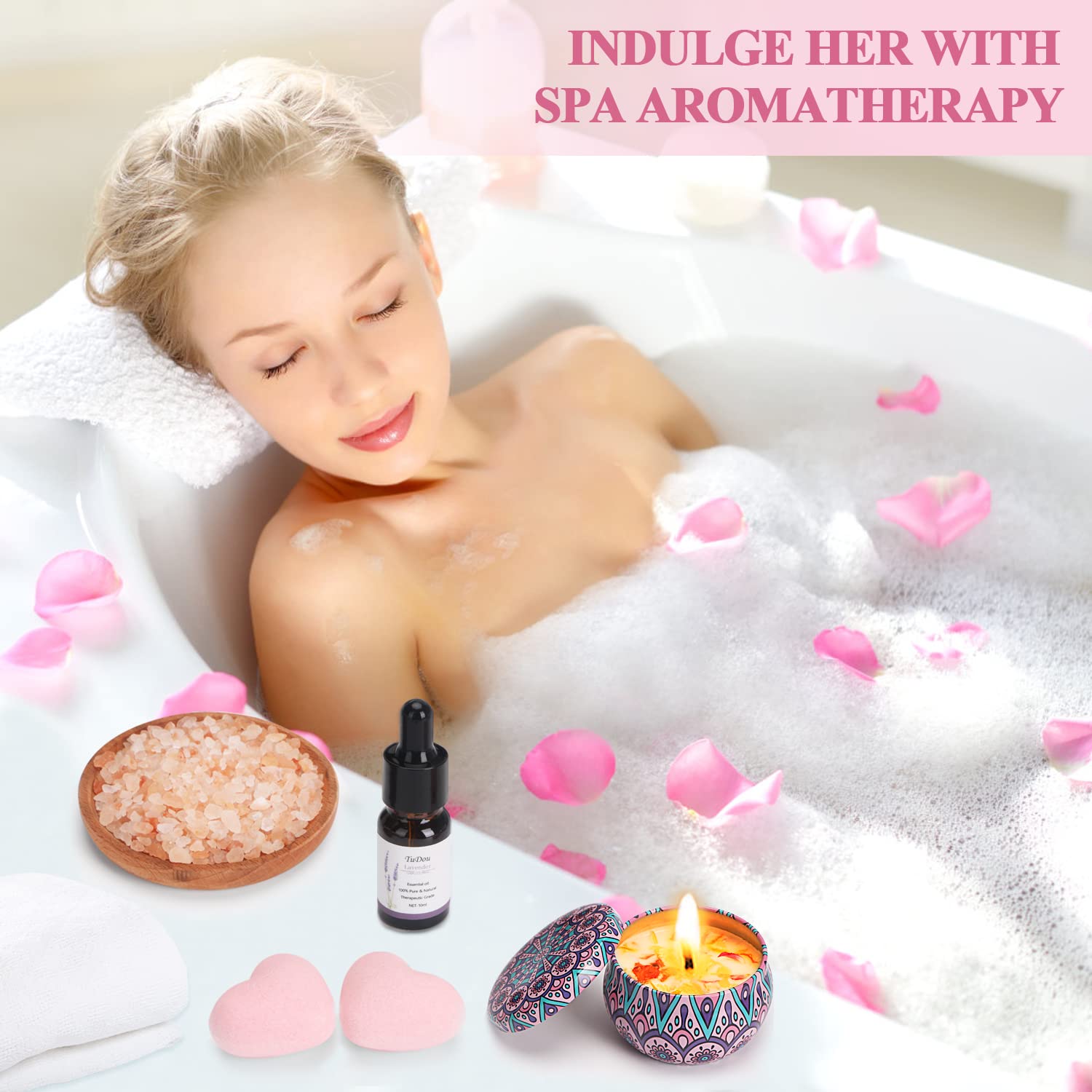 **Personalized Friendship Gifts for Women - Best Friend Birthday Pamper Set, Relaxation Spa Bath & Self-Care Package - Perfect for Birthdays, Anniversaries & Stress Relief**    *(Use Case: Ideal for birthdays, best friend gifts, self-care relaxation, spa days, or thoughtful surprises to show appreciation.)*