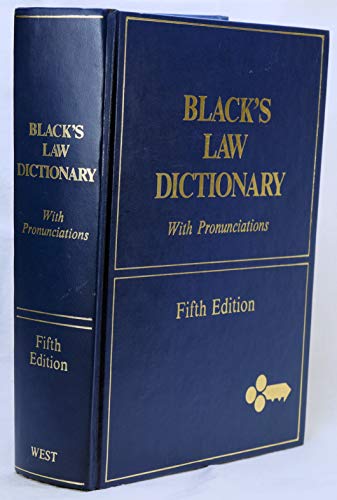 Black's Law Dictionary 5th Edition - Definitions of American & English Jurisprudence Terms & Phrases | Ancient & Modern Legal Reference for Students, Lawyers & Professionals | Perfect for Law School, Legal Research & Courtroom Use