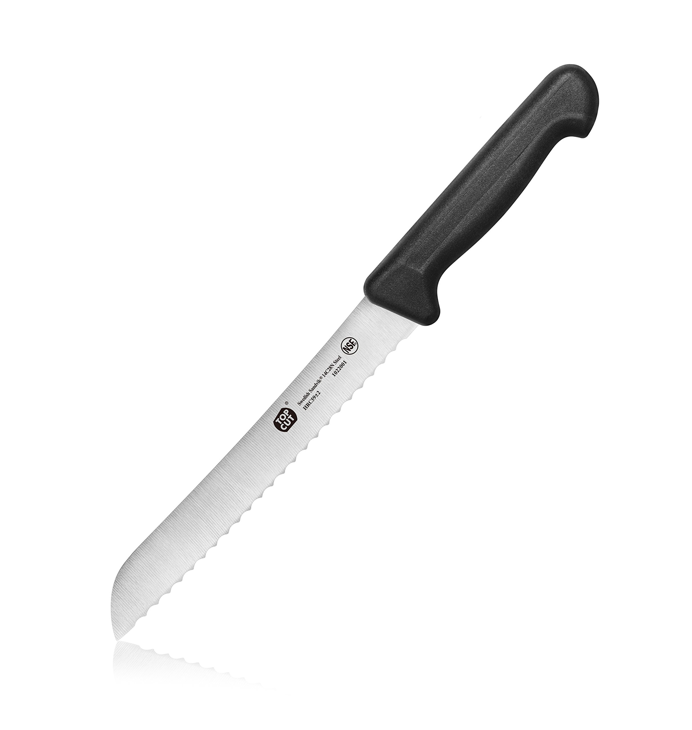 Cangshan P2 Series 8-Inch Swedish 14C28N Steel Bread Knife - Professional Kitchen Tool for Slicing Bread, Cakes & Pastries - Perfect for Home Bakers & Restaurants