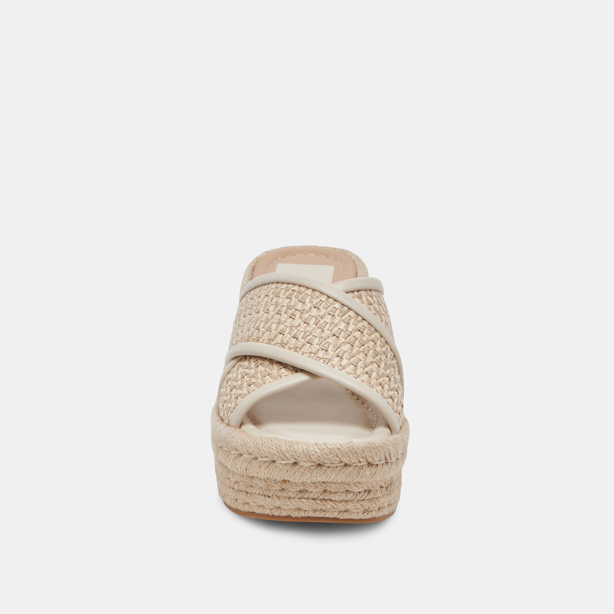 Eldora Women's Natural White Raffia Heels - Comfortable Summer Wedge Sandals for Beach, Wedding & Party
