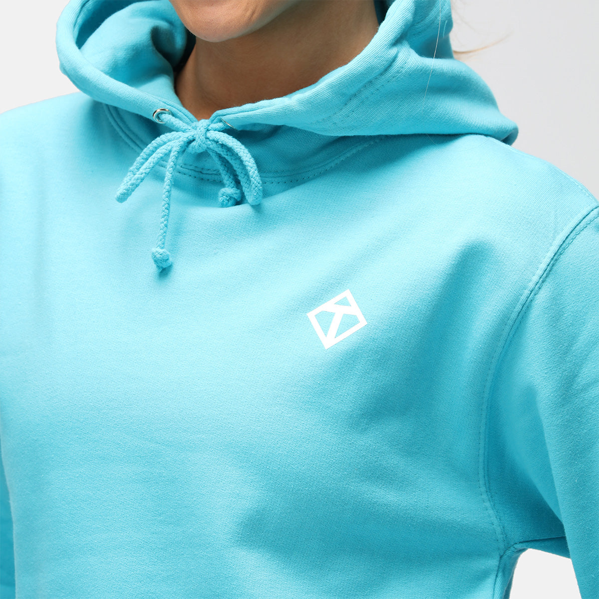Turquoise Diamond Hoodie for Women - Stylish & Comfortable Pullover Sweatshirt - Perfect for Casual Wear, Gym, and Outdoor Activities