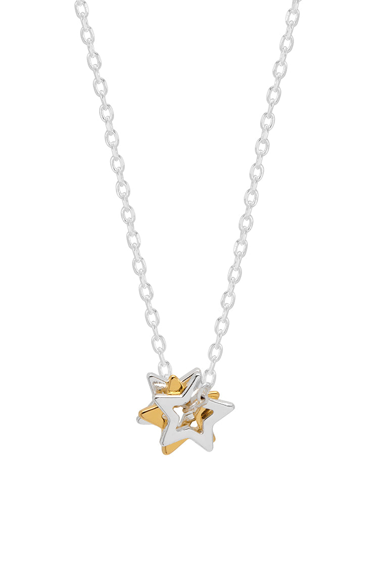 Trio Star Necklace - Elegant 3 Star Pendant for Women - Perfect for Layering, Gifts & Everyday Wear