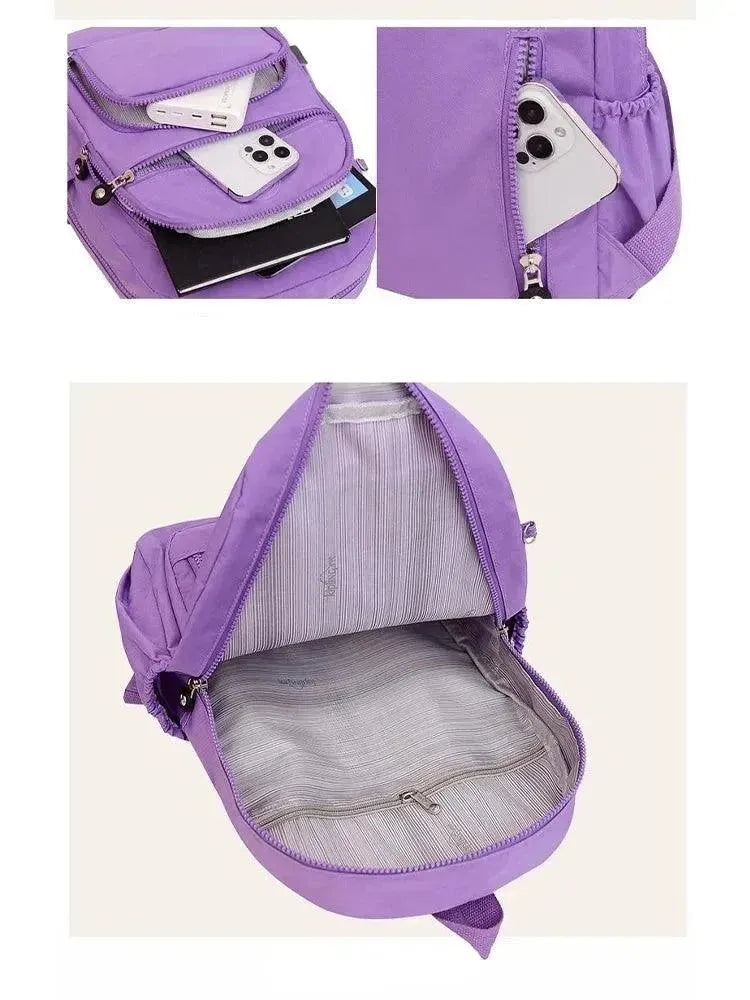 Stylish Korean Multi-Layer Backpack for Women & Men - Trendy Laptop Bag for College, Travel & Work - Durable & Water-Resistant School Backpack
