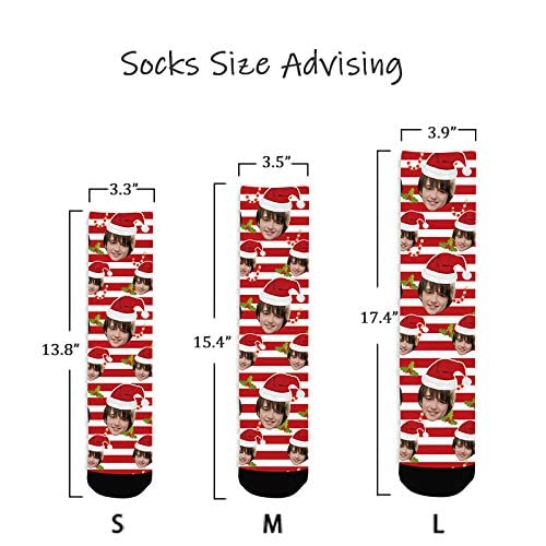 Custom Photo Socks - Funny Christmas Gift for Men & Women - Party & Gifting