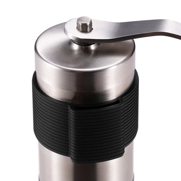 Premium Ten Mile Manual Coffee Grinder - Portable Hand Crank Burr Mill for Espresso, French Press & Travel - Perfect for Camping, Home & Office Use