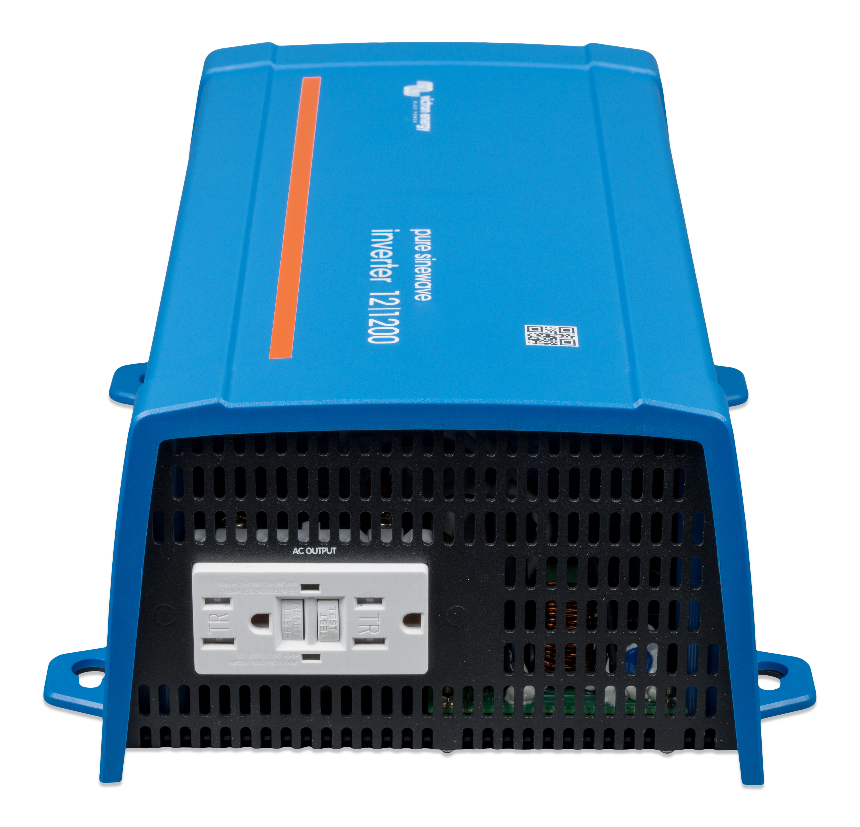 Phoenix 12V 1200W Pure Sine Wave Inverter with VE.Direct & NEMA GFCI Outlet - PIN122122510 for RVs, Boats, Off-Grid Solar Power Systems
