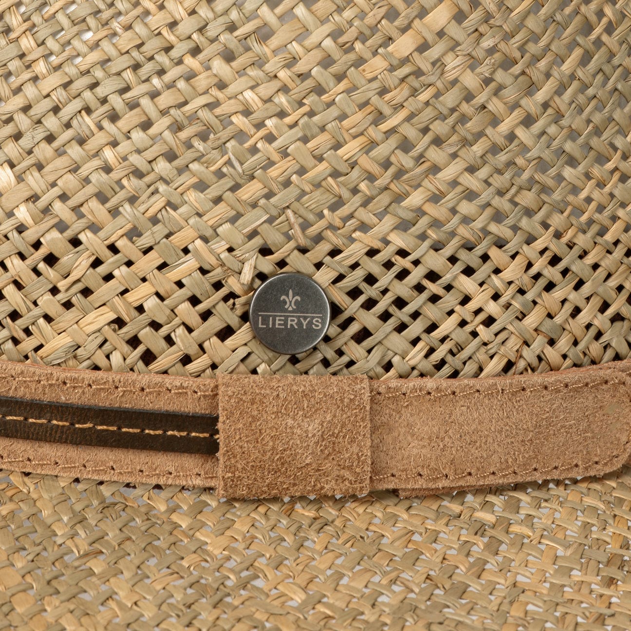 Lierys Parsell Traveller Straw Hat - Wide Brim Sun Hat for Women & Men - Breathable & Lightweight Summer Beach Hat for Travel, Outdoor, and Vacation