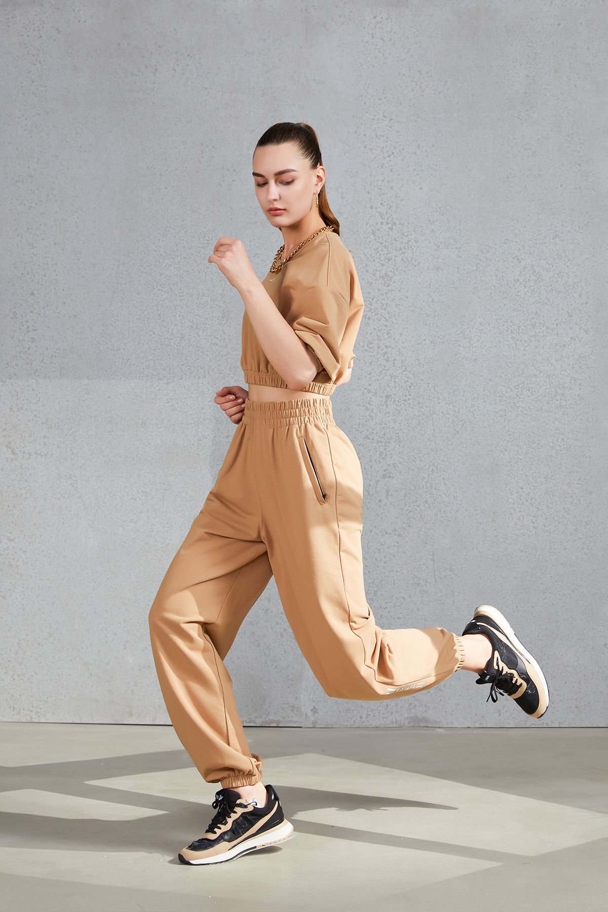 Rayah Sweater Pants for Women - Soft Fleece Lounge Pants, Cozy Elastic Waist Joggers - Perfect for Yoga, Lounging & Winter Comfort