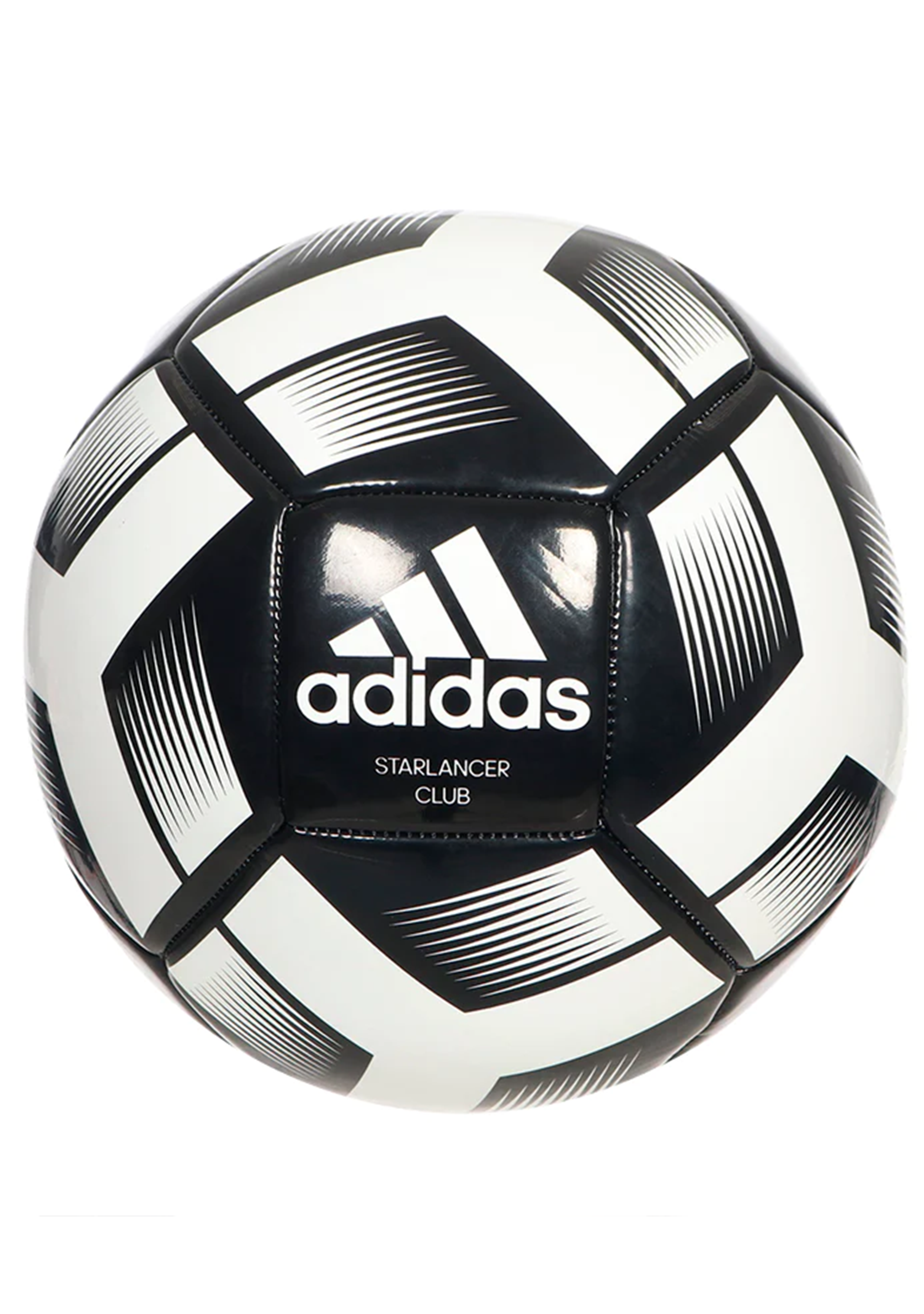 Adidas Starlancer Club Soccer Ball - Official Size 5 Match Ball for Training & Games - Perfect for Youth, High School & Adult Players - Indoor & Outdoor Use