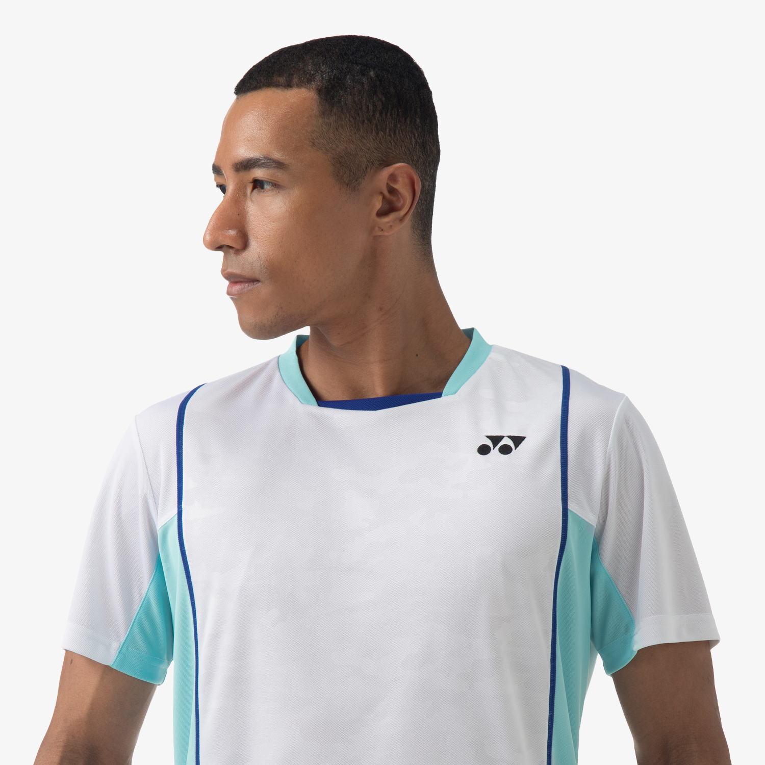 Yonex Men's Crew Neck Tennis Shirt 10603 - White | Moisture-Wicking Performance Top for Tennis, Golf & Casual Wear