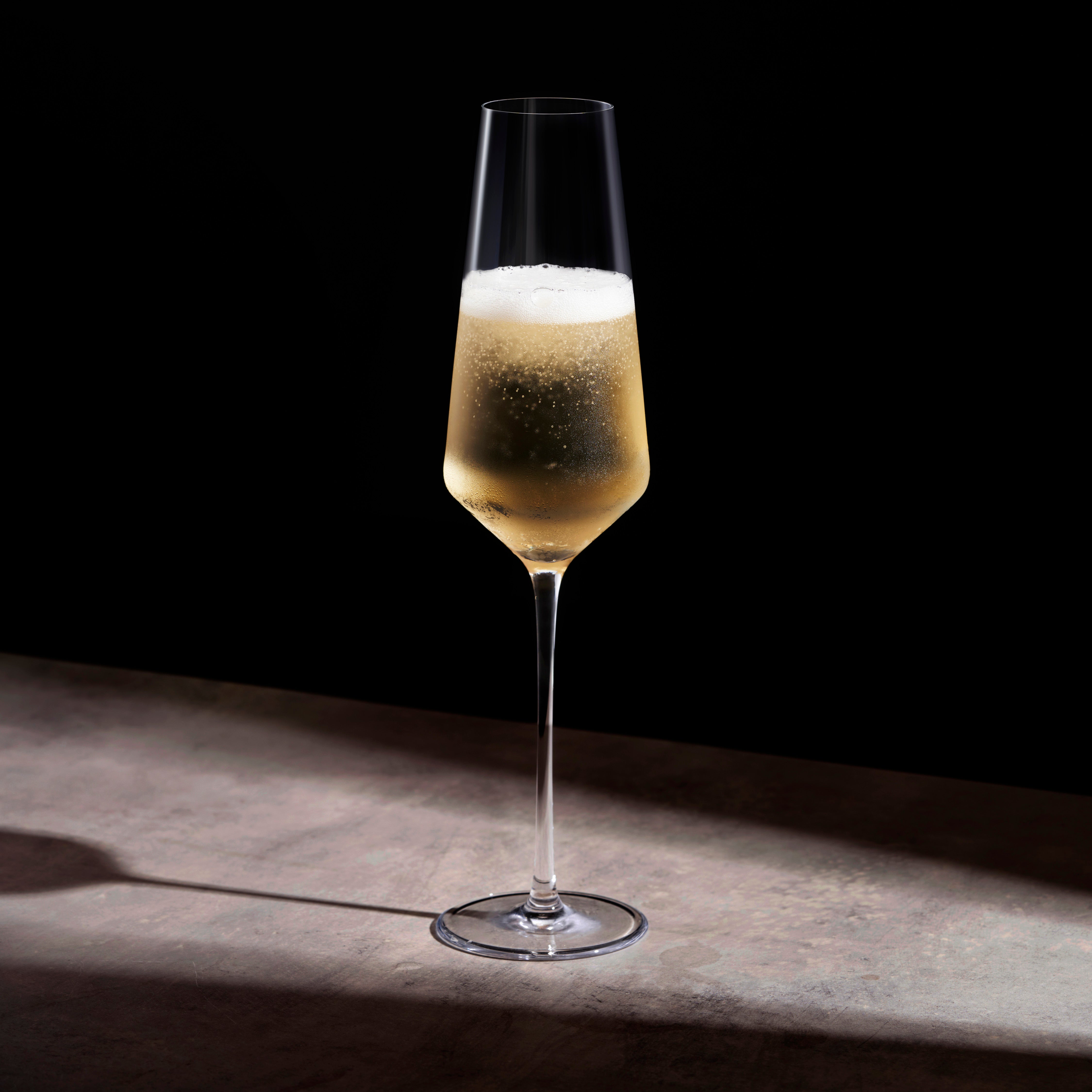 Elegant Liminal Champagne Flutes Set of 4 - 12oz Crystal Clear Glass Flutes for Wedding, Party & Celebrations - Perfect for Toasting, Prosecco, Sparkling Wine & Mimosas