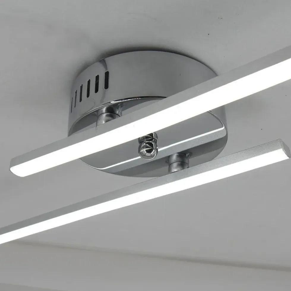 Modern Dual Linear Round LED Wall Lights - Energy Efficient Indoor/Outdoor Lighting for Living Room, Bedroom, Patio & Hallway