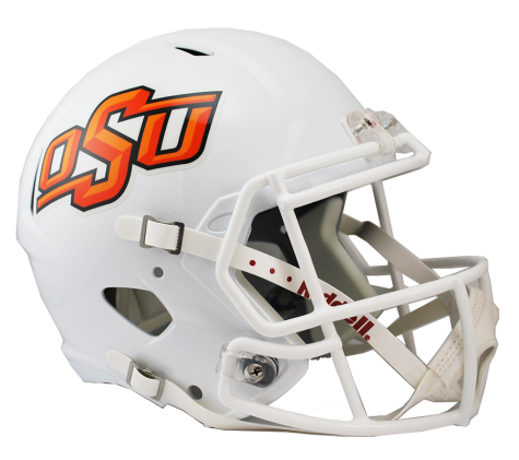 Oklahoma State Cowboys Riddell Speed Replica Football Helmet - Authentic College Sports Collectible for Fans, Display & Game Day Decor