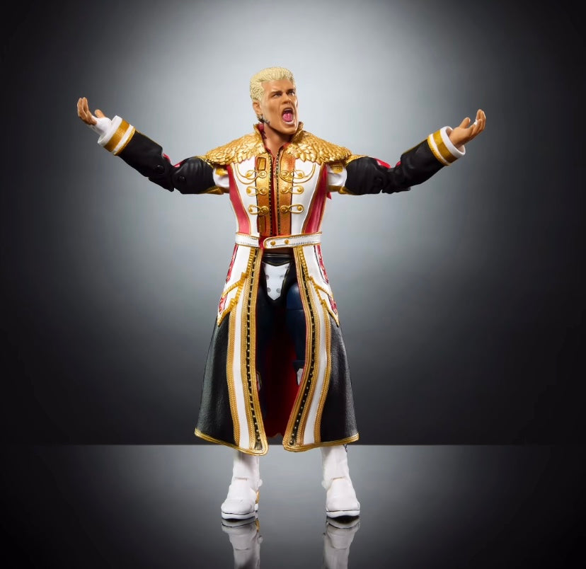 WWE Ultimate Edition Cody Rhodes Action Figure - Collectible Wrestling Toy for Fans & Display, Perfect for Gifts, Play, and Home Decor