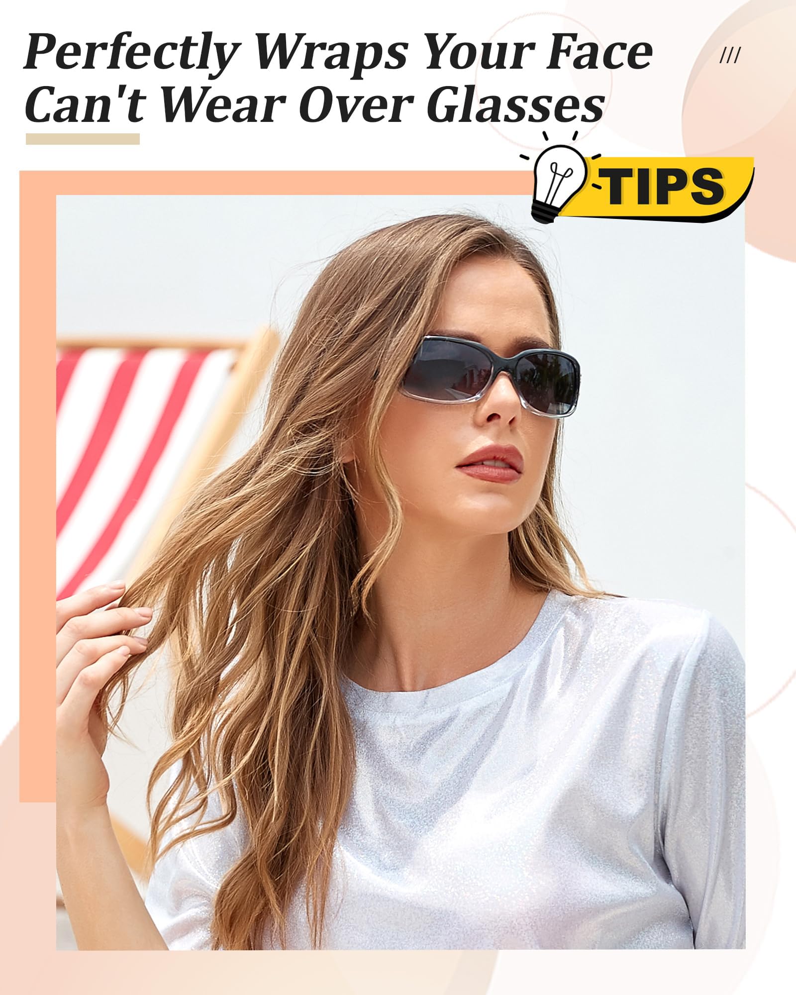 LVIOE Polarized Sunglasses for Women - Fashion Butterfly Design, UV400 Protection for Driving, Fishing & Outdoor Activities - Lightweight & Stylish Summer Accessories