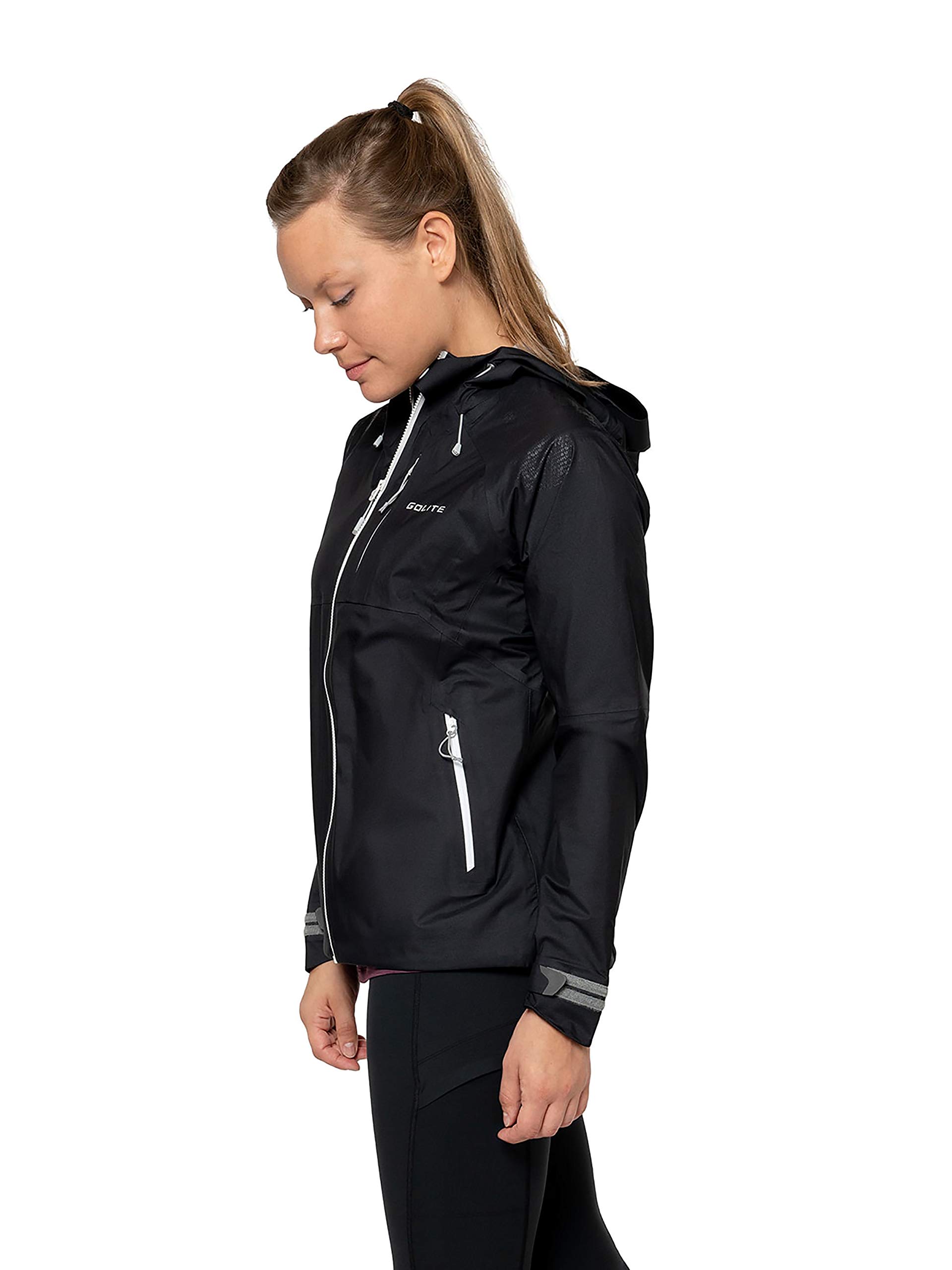 GoLite Women's Pinnacle Pro 3-Layer Waterproof Rain Jacket - Lightweight & Breathable for Hiking, Camping & Outdoor Adventures