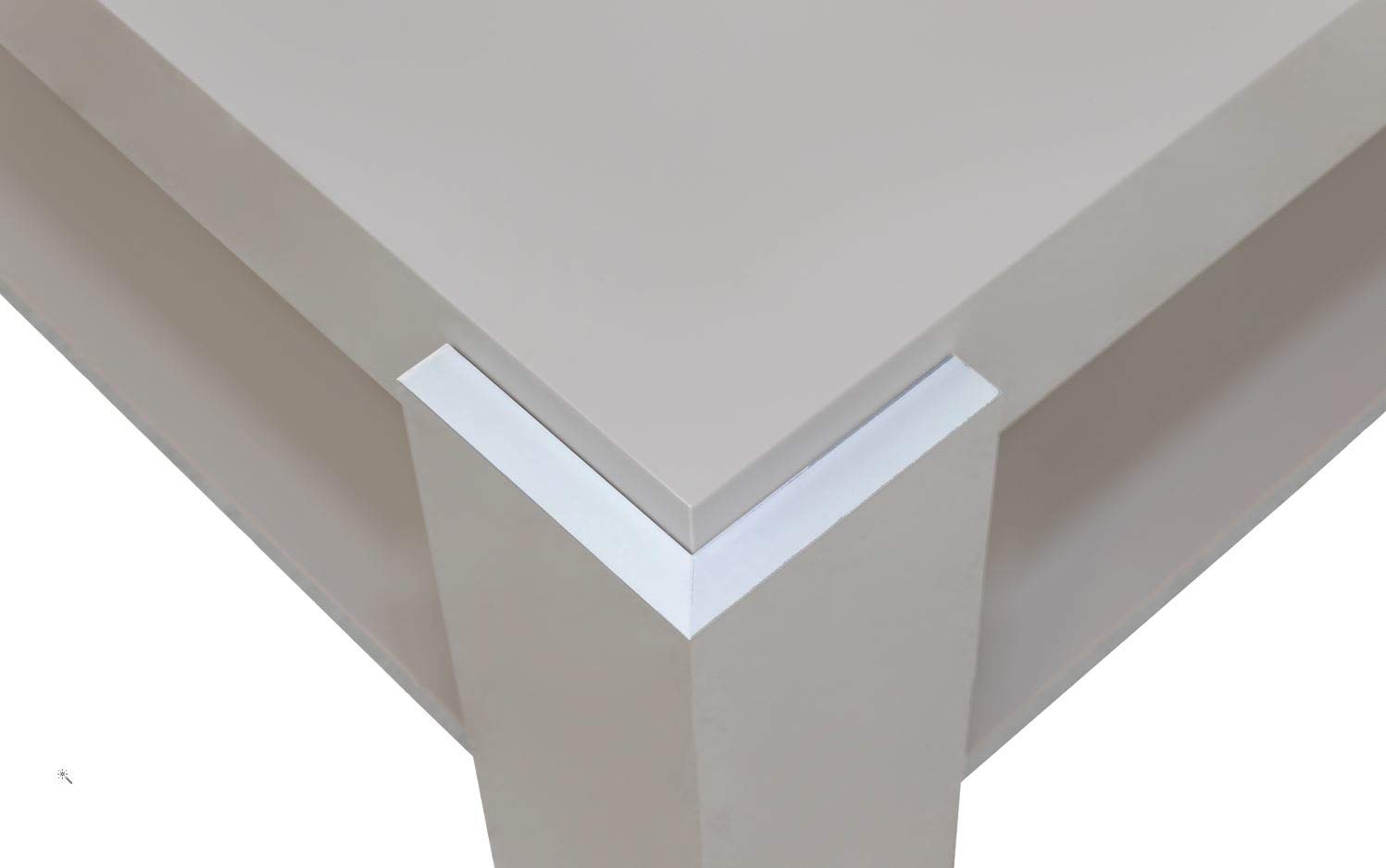ELSA Modern Coffee Table in Cappuccino Finish - Stylish Living Room Furniture for Small Spaces, Perfect for Home Decor & Entertaining Guests