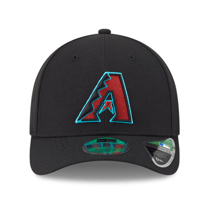 New Era 9Forty M Crown Arizona Diamondbacks Snapback Adjustable Baseball Cap - Black | MLB Fan Gear for Men & Women | Perfect for Games, Tailgating & Everyday Wear