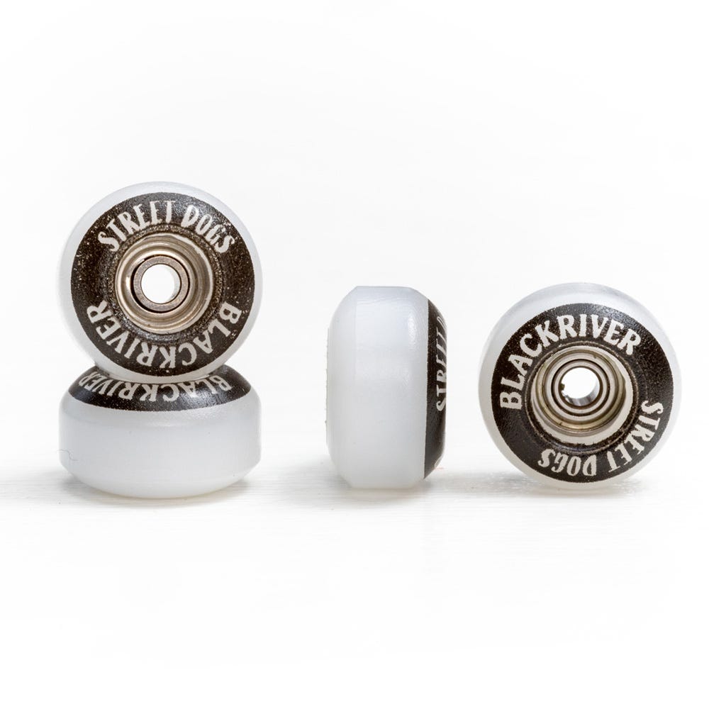 Premium Blackriver Street Dogs Fingerboard Wheels - High-Performance Skateboard Mini Wheels for Fingerboarding Tricks & Competitions - Perfect for Pro Skaters & Collectors